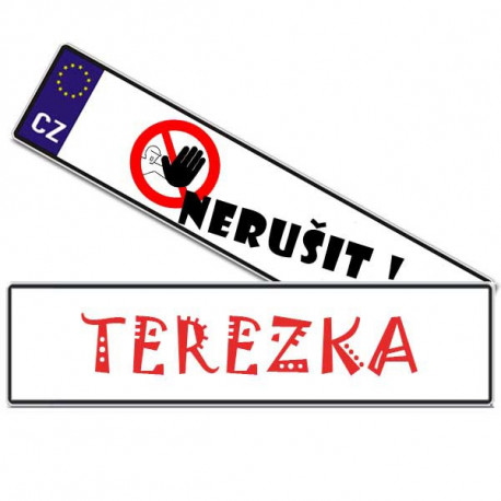 Cedule na dveře